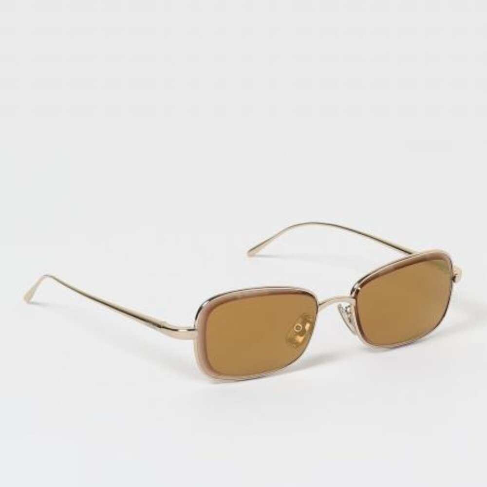 NWT LOEWE SUNGLASSES UNISEX GOLD YELLOW OVAL EYEWEAR LOEWE